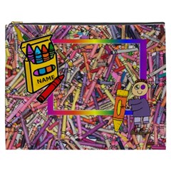 Crayon XXXL cosmetic bag (7 styles) - Cosmetic Bag (XXXL)