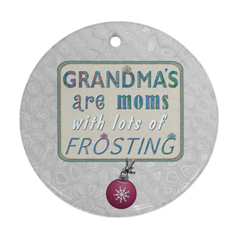 Grandmother Year Christmas Ornament By Lil Back