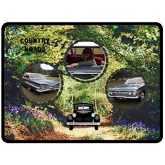 Country Roads large blanket  (4 styles) - Fleece Blanket (Large)