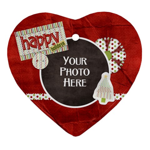 Happy Holidays Ornament By Lisa Minor Front