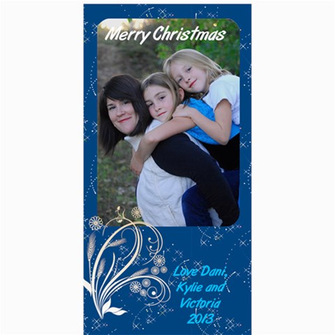 Danis Xmas Card By Crystal 8 x4  Photo Card - 10