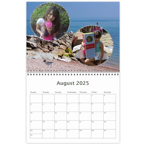 2025 Ocean Theme Calendar By Kim Blair Aug 2025