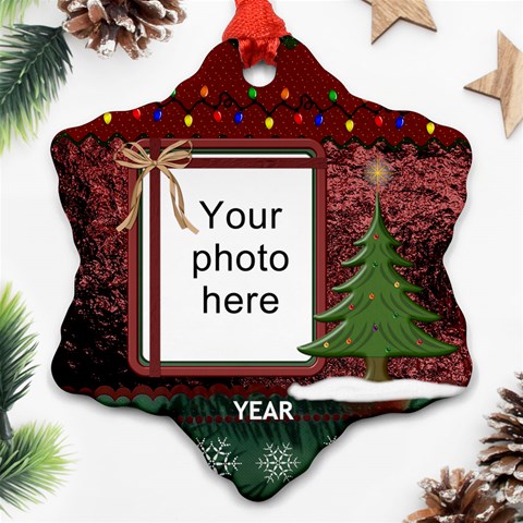 Christmas Design Ornament (1 Sided) By Lil Front