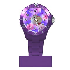 Floral Love Nurses Watch - Plastic Nurses Watch