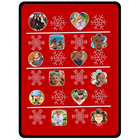 Christmas Xmas By Divad Brown 80 x60  Blanket Front