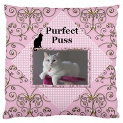 Perfect Puss Large Cushion Case (2 sided) - Large Cushion Case (Two Sides)