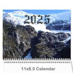 2025 Simply Blue Calendar - Wall Calendar 11  x 8.5  (12-Months)