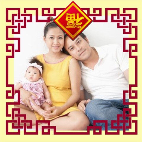 Chinese New Year By Ch 8 x8  Scrapbook Page - 1