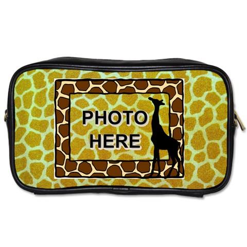 Giraffe Toiletres Bag By Joy Johns Front