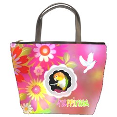 Spring Garden Bucket Bag