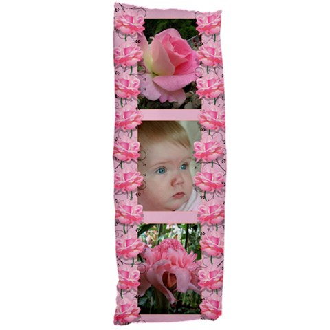 Floral Body Pillow Case Dakimakura (2 Sided) By Deborah Front