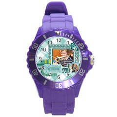 kids - Round Plastic Sport Watch (L)