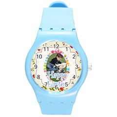 easter - Round Plastic Sport Watch (M)