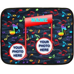 mini music blanket (4 styles) - Fleece Blanket (Mini)