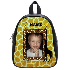 giraffe small bookbag - School Bag (Small)