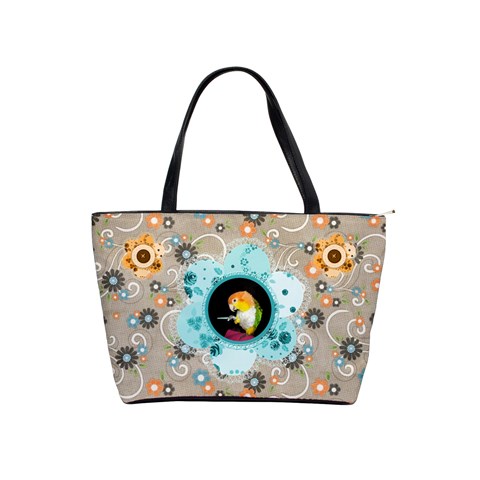 Flower Shoulder Handbag #2 By Joy Johns Front