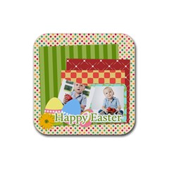 easter - Rubber Coaster (Square)