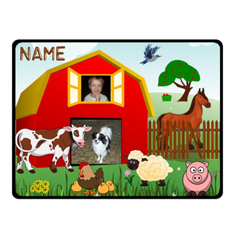 Barnyard Small Blanket, #2 By Joy Johns 50 x40  Blanket Front