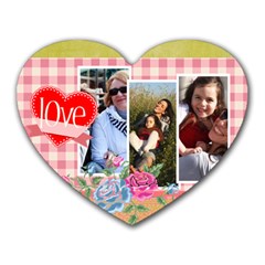 mothers day - Heart Mousepad