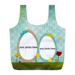 Happy easter bag (6 styles) - Full Print Recycle Bag (L)