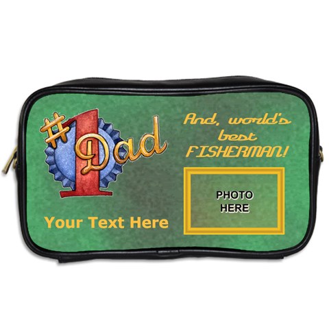 Fishing Dad s Toiletries Bag  By Joy Johns Back