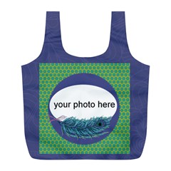 Peacock romantic bag (6 styles) - Full Print Recycle Bag (L)
