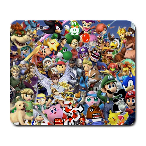 Mouse Pad: Super Smash Bros By Dakota Front