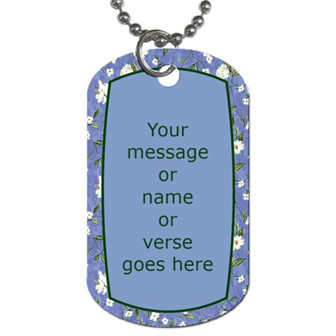 My Memory Dog Tag (2 Sided) By Deborah Back