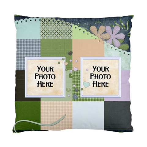 2 Sided Quilt Style Pillow By Lisa Minor Back