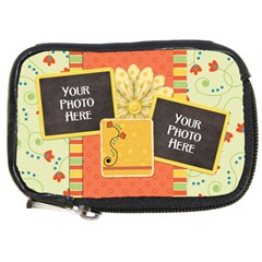 Camera Case-Fanciful Fun 2 - Compact Camera Leather Case