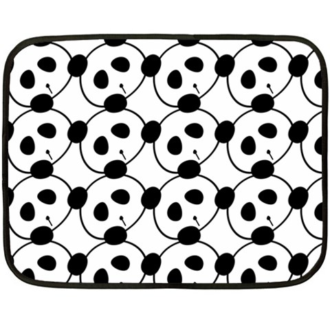 Panda By Divad Brown 35 x27  Blanket