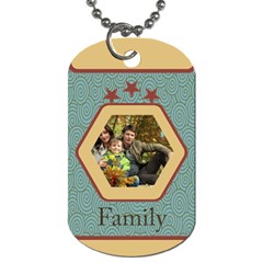 family - Dog Tag (Two Sides)