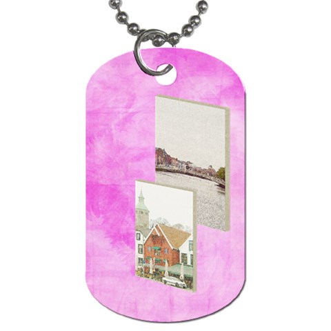 Artist 2 Sided Dog Tag 2 By Lisa Minor Back