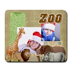 zoo - Large Mousepad