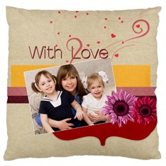 love - Large Cushion Case (One Side)
