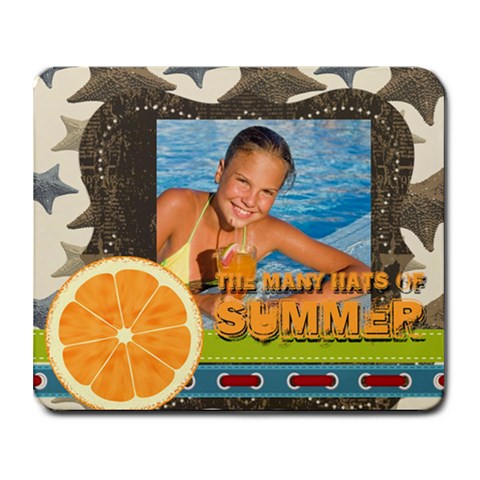 Summer By Summer Time 9.25 x7.75  Mousepad - 1