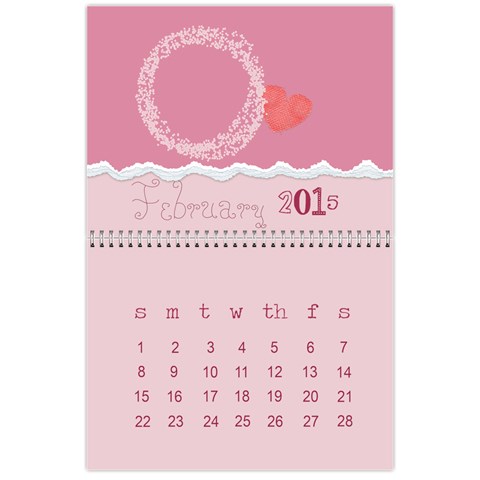 Colorful Calendar 2015 Calendar By Zornitza Feb 2015