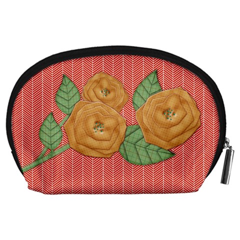 Roses Accessory Pouch L By Zornitza Back