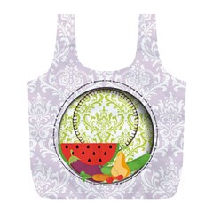Fruits and Vegetables recycle bag L (6 styles) - Full Print Recycle Bag (L)