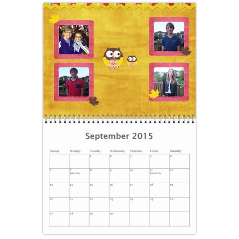 Mary Ellen s Calendar By Becky Sep 2015