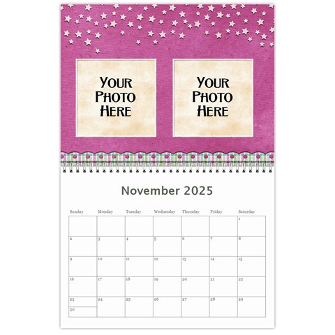 2025 Calendar Yard Work By Lisa Minor Nov 2025