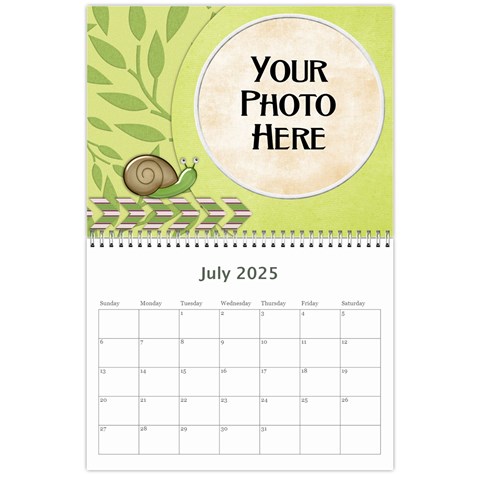 2025 Calendar Yard Work By Lisa Minor Jul 2025