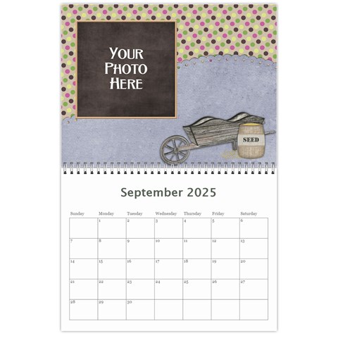 2025 Calendar Yard Work By Lisa Minor Sep 2025