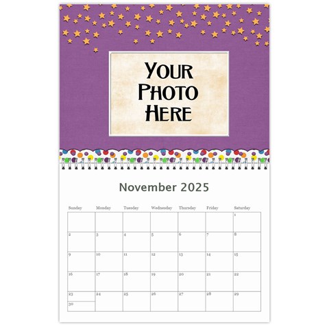 2025 Our Backyard Party Calendar By Lisa Minor Nov 2025