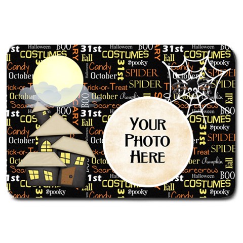 Spooky Large Doormat By Lisa Minor 30 x20  Door Mat