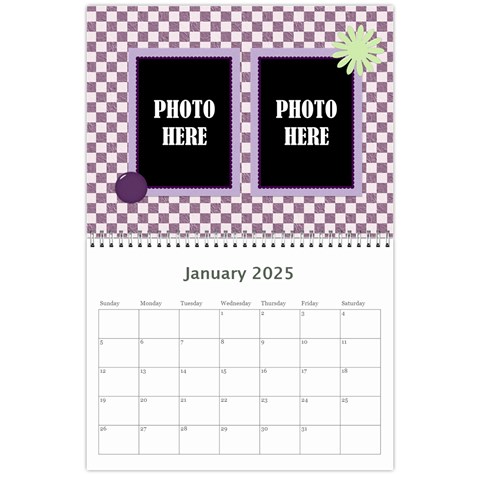 2025 Lavender Essentials Calendar By Lisa Minor Jan 2025