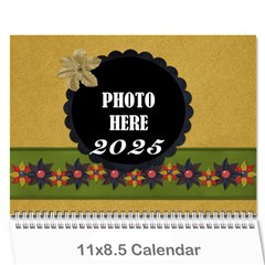 2025 Calendar 1 - Wall Calendar 11  x 8.5  (12-Months)