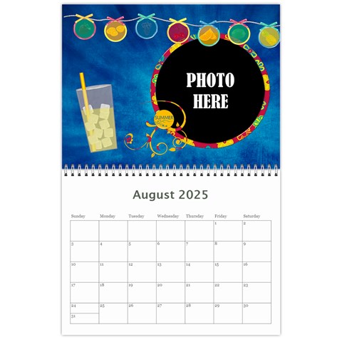 2025 Calendar 1 By Lisa Minor Aug 2025