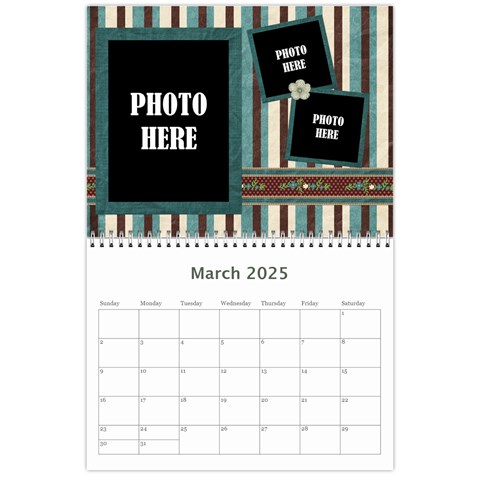 2025 Kit H&h Calendar 1 By Lisa Minor Mar 2025