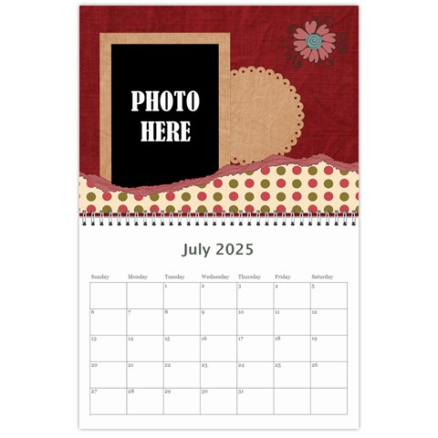 2025 Kit H&h Calendar 1 By Lisa Minor Jul 2025